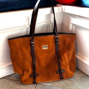 Authentic Dooney & Bourke Suede Tote